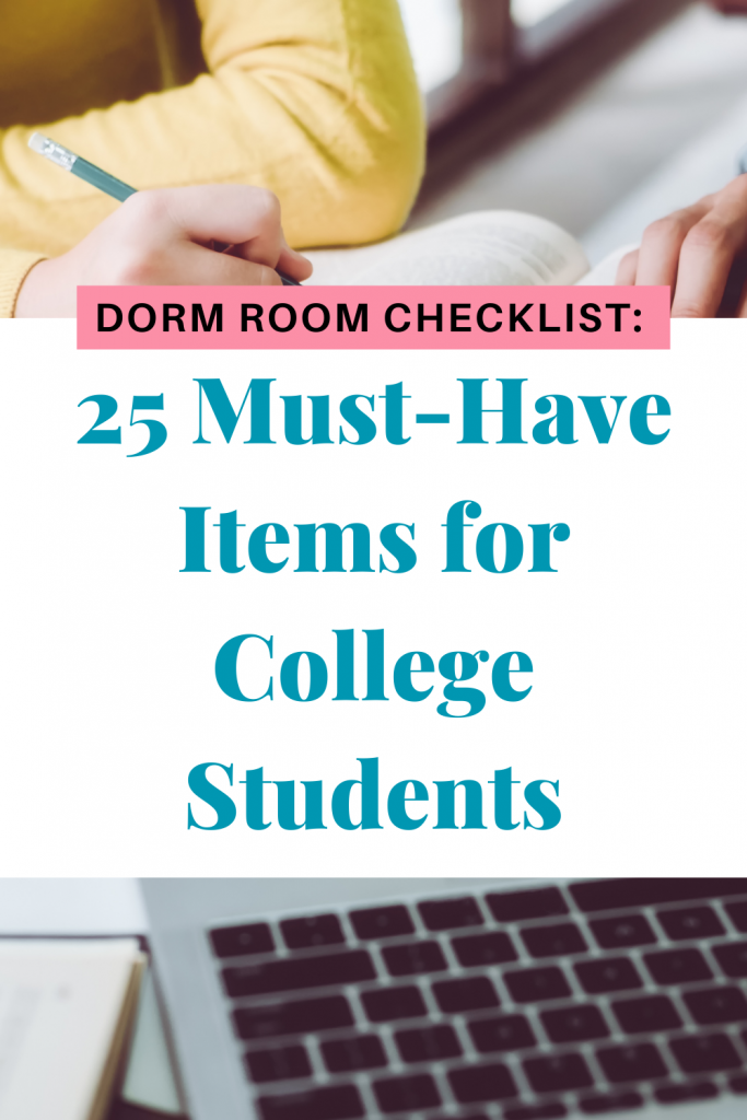 dorm room checklist